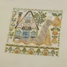 Digital embroidery chart “Snail Houses. Pear”