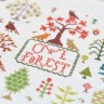 Digital embroidery chart “Owl Forest. Origin”