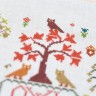 Digital embroidery chart “Owl Forest. Origin”
