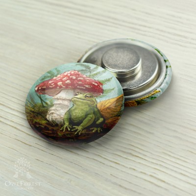 Magnet Needle Minder “Frog and Toadstool”