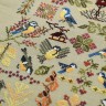 Printed embroidery chart “Titmice”