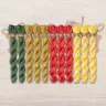 Set of OwlForest Hand-Dyed Threads for the “Firebird” Chart (DMC)