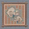 Printed embroidery chart “Mesoamerican Motifs. Fish” 3 colors