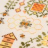Digital embroidery chart “Golden Bees”