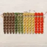 Set of OwlForest Hand-Dyed Threads for the “Red Castle Guardians” Chart (Thread Trade n.a. Kirov)