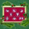 Digital embroidery chart “Christmas Baby Seals”