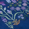 Printed embroidery chart “Irises”