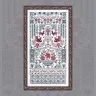 Digital embroidery chart “Red and Black Sampler”