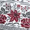 Digital embroidery chart “Red and Black Sampler”