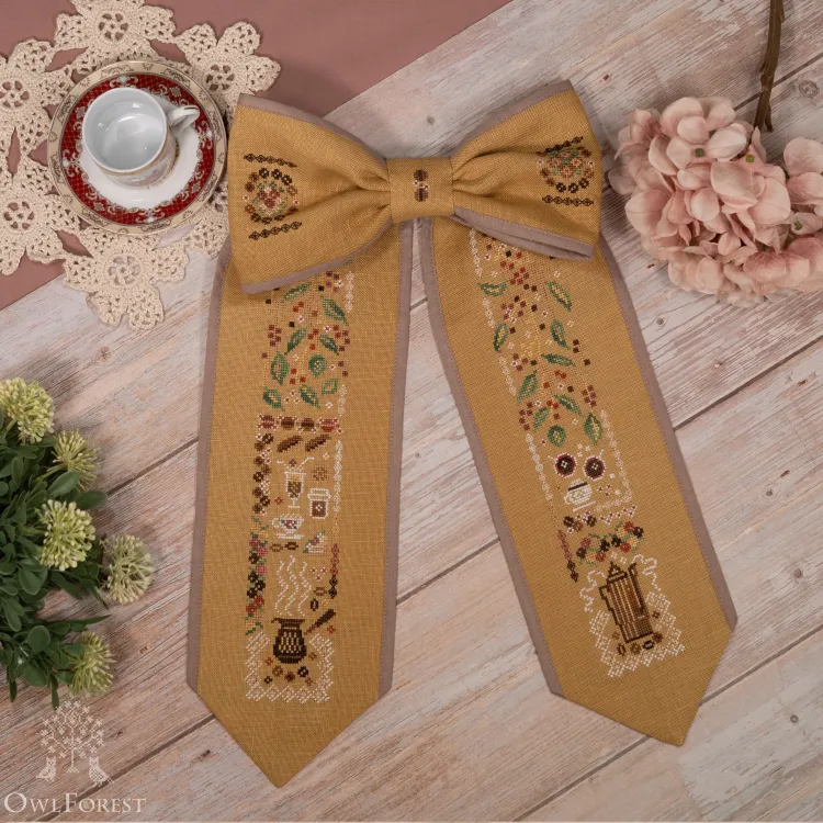 Электронная схема «Бант Кофейный»