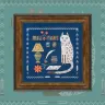 Printed embroidery chart “The Cat and the Poetry”