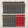 Set of OwlForest Hand-Dyed Threads for the “Red and Black Sampler” Chart (Thread Trade n.a. Kirov)