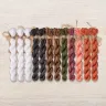 Set of OwlForest Hand-Dyed Threads for the “Berry Tigers” Chart (DMC)