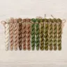 Set of OwlForest Hand-Dyed Threads for the “Hazelnut” Chart (Thread Trade n.a. Kirov)