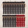 Set of OwlForest Hand-Dyed Threads for the “Red and Black Sampler” Chart (DMC)