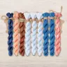 Set of OwlForest Hand-Dyed Threads for the “Boudoir Fairy” Chart (Thread Trade n.a. Kirov)