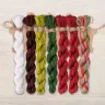 Set of OwlForest Hand-Dyed Threads for the “Viburnum Summer” Chart (DMC)