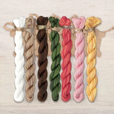 Набор ниток OwlForest для схемы «Шустрый хвост» (ПНК)