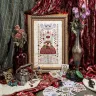 Digital embroidery chart “The Queen of Hearts”