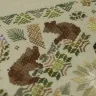 Printed embroidery chart “Bear Forest”