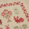 Printed embroidery chart “Peahen Bird”