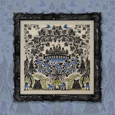 Набор для вышивания «Чёрный плющ»