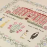 Printed embroidery chart “Pride and Prejudice. Part two. Netherfield.”