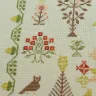 Printed embroidery chart “Owl Forest”