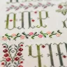 Printed embroidery chart “Berry Alphabet” Russian Letters