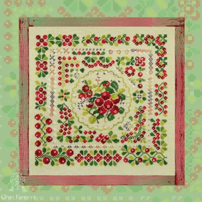 Схема для вышивания «Брусничное лето»