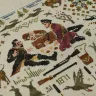 Printed embroidery chart “Hunters Tales”