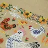 Схема для вышивания «Пёстрая курочка»