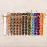 Set of OwlForest Hand-Dyed Threads for the “Nightingale the Robber's Hobby” Chart (Thread Trade n.a. Kirov)