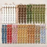 Set of OwlForest Hand-Dyed Threads for the “Noble Country Estate” Chart (Thread Trade n.a. Kirov)