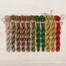 Set of OwlForest Hand-Dyed Threads for the “Wood Spirit” Chart (DMC)