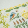 Printed embroidery chart “Kingfishers”
