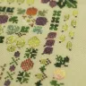 Printed embroidery chart “Gooseberry Summer”