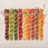 Set of OwlForest Hand-Dyed Threads for the “Autumn Still-life” (Thread Trade n.a. Kirov)