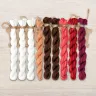 Set of OwlForest Hand-Dyed Threads for the “Candy Fairy” Chart (Thread Trade n.a. Kirov)