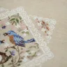Digital embroidery chart “Lace Framed Birds. Bluebirds”