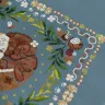 Схема для вышивания «Пёсики в кокосике»