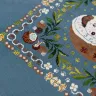 Схема для вышивания «Пёсики в кокосике»