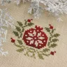 Digital embroidery chart “New Year Sampler with the English Alphabet”