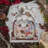 Схема для вышивания «Лесные домишки. Медведи» 