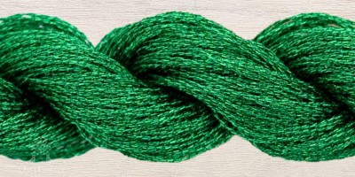 Мулине DMC, цвет металлик E699 (Emerald green)