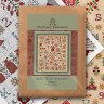 Printed embroidery chart “New Year Sampler with the English Alphabet”