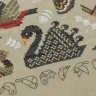 Printed embroidery chart “Nimble Birds ”