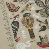 Схема для вышивания «Юркие птички» 