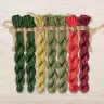 Set of OwlForest Hand-Dyed Threads for the “Raspberry Summer” Chart (DMC)