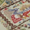 Printed embroidery chart “Forest Houses. The Hare Family”